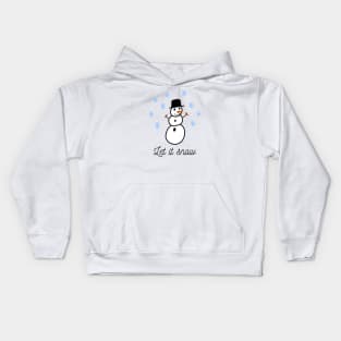 Let It Snowman Kids Hoodie